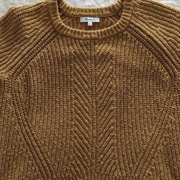 Madewell Balloon-Sleeve Pullover Sweater Egyptian Gold Small - Picture 6 of 8